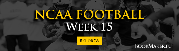 NCAA Football Week 15 Online Betting
